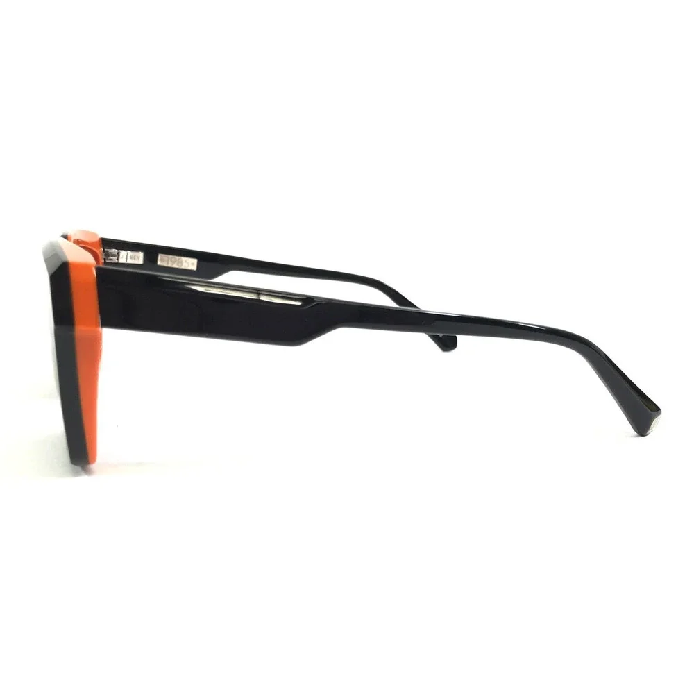 J. F. Rey Sunglasses COLUMBUS 0065SOL Black Orange Frames Gray Polarized Lenses
